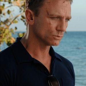 Sunspel Men's Navy Polo Shirt